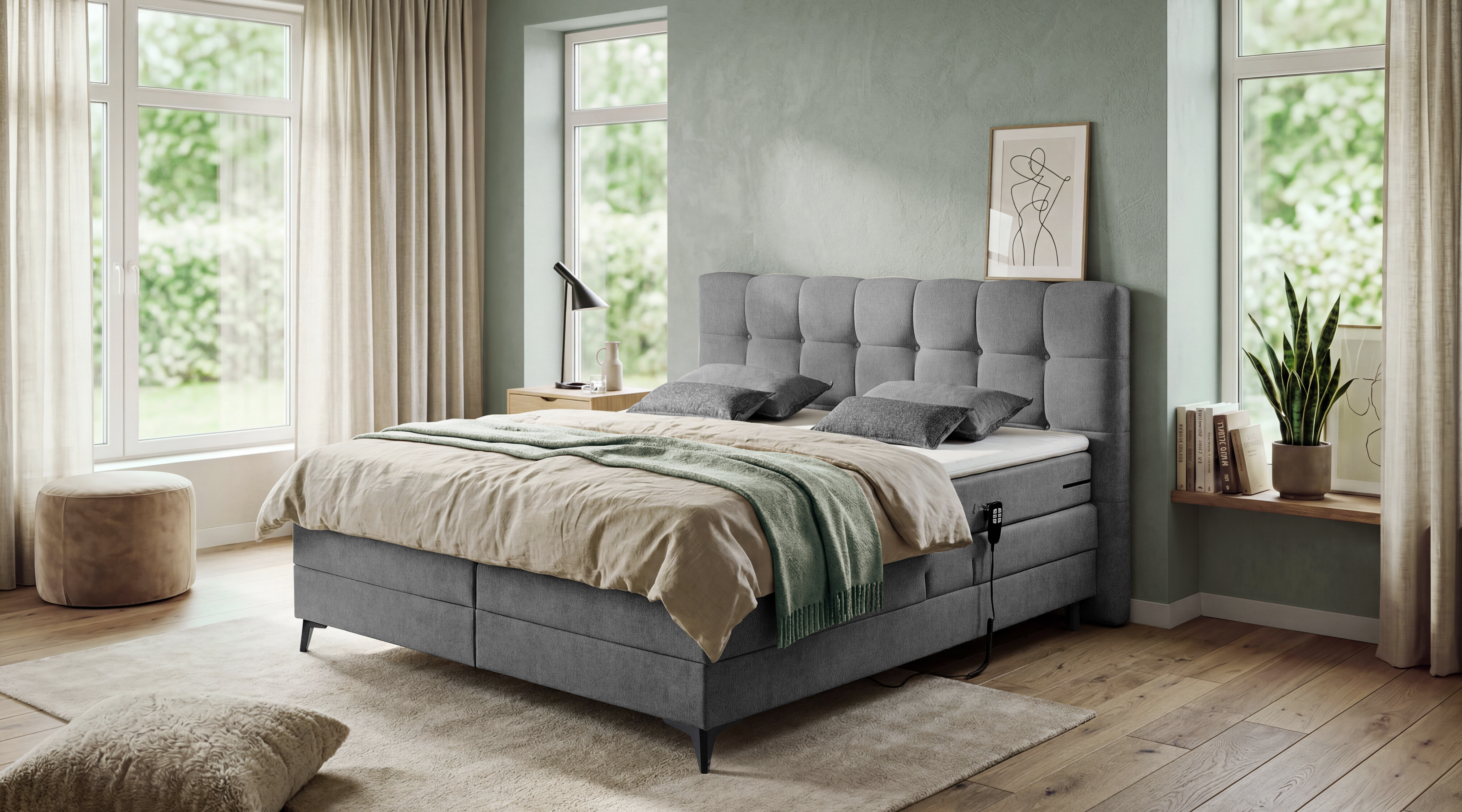 Motor - Boxspringbett "Arod 6"