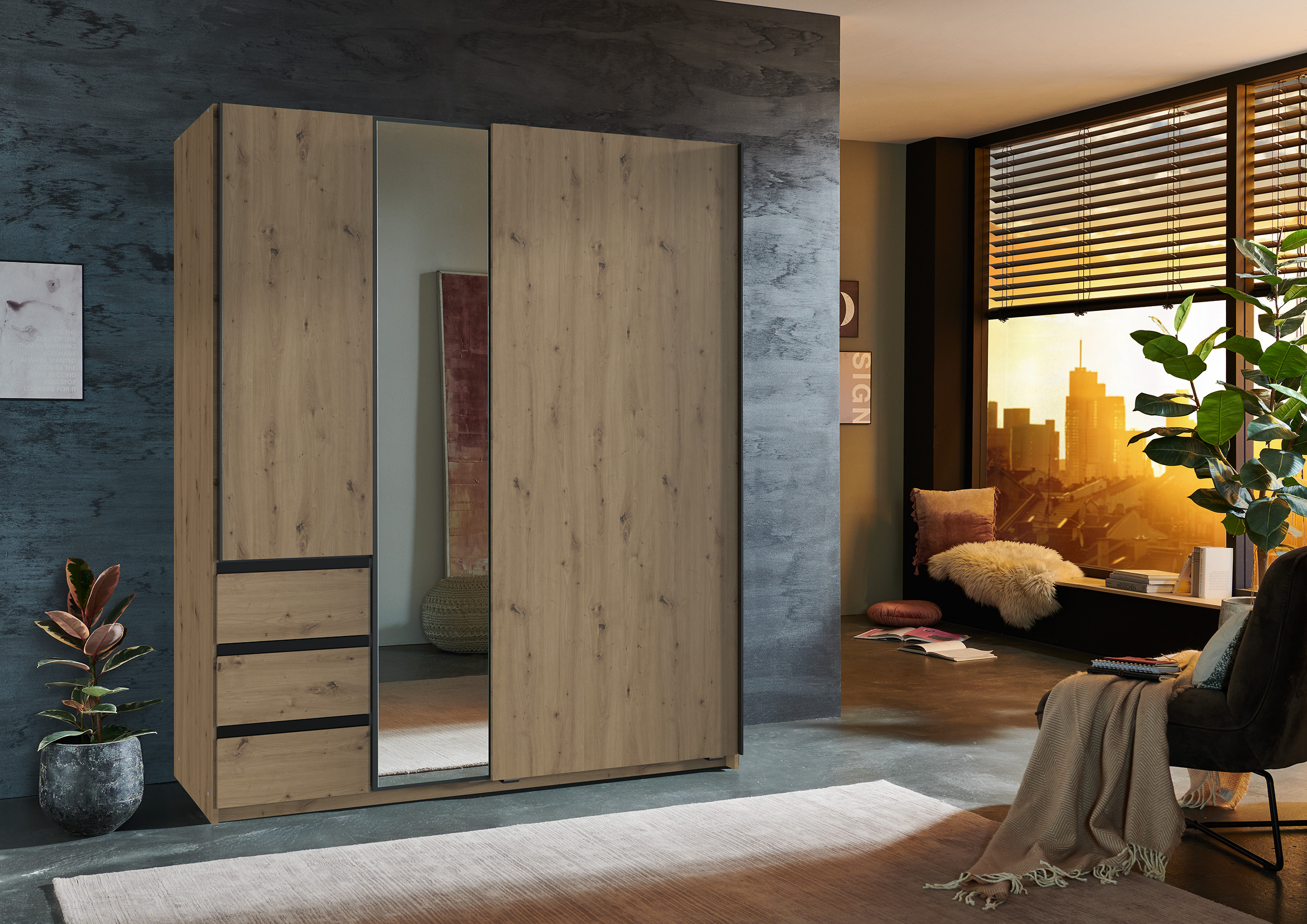 Schwebetürenschrank "Stade"