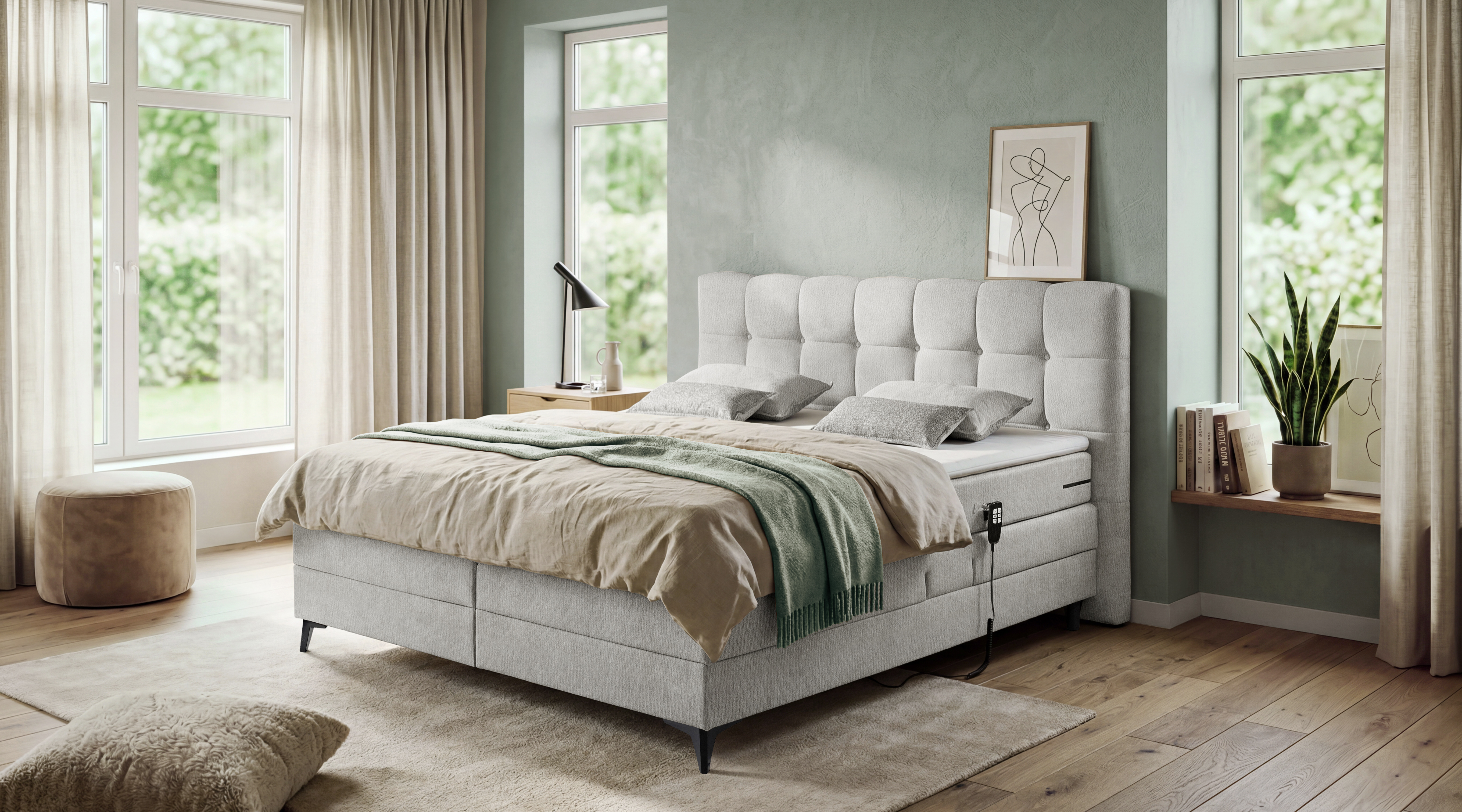 Motor - Boxspringbett "Arod 6"