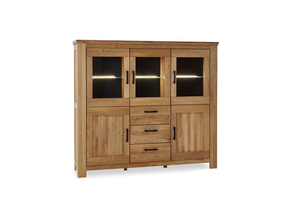 Highboard "Ruston Black"