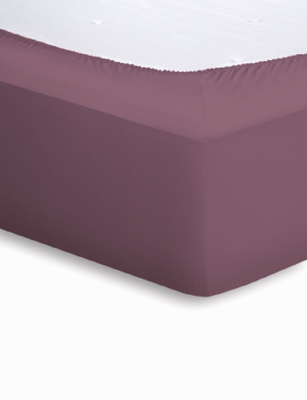 Schlafgut Mako-Jersey Spannbetttuch  - heide - ca. 120 cm