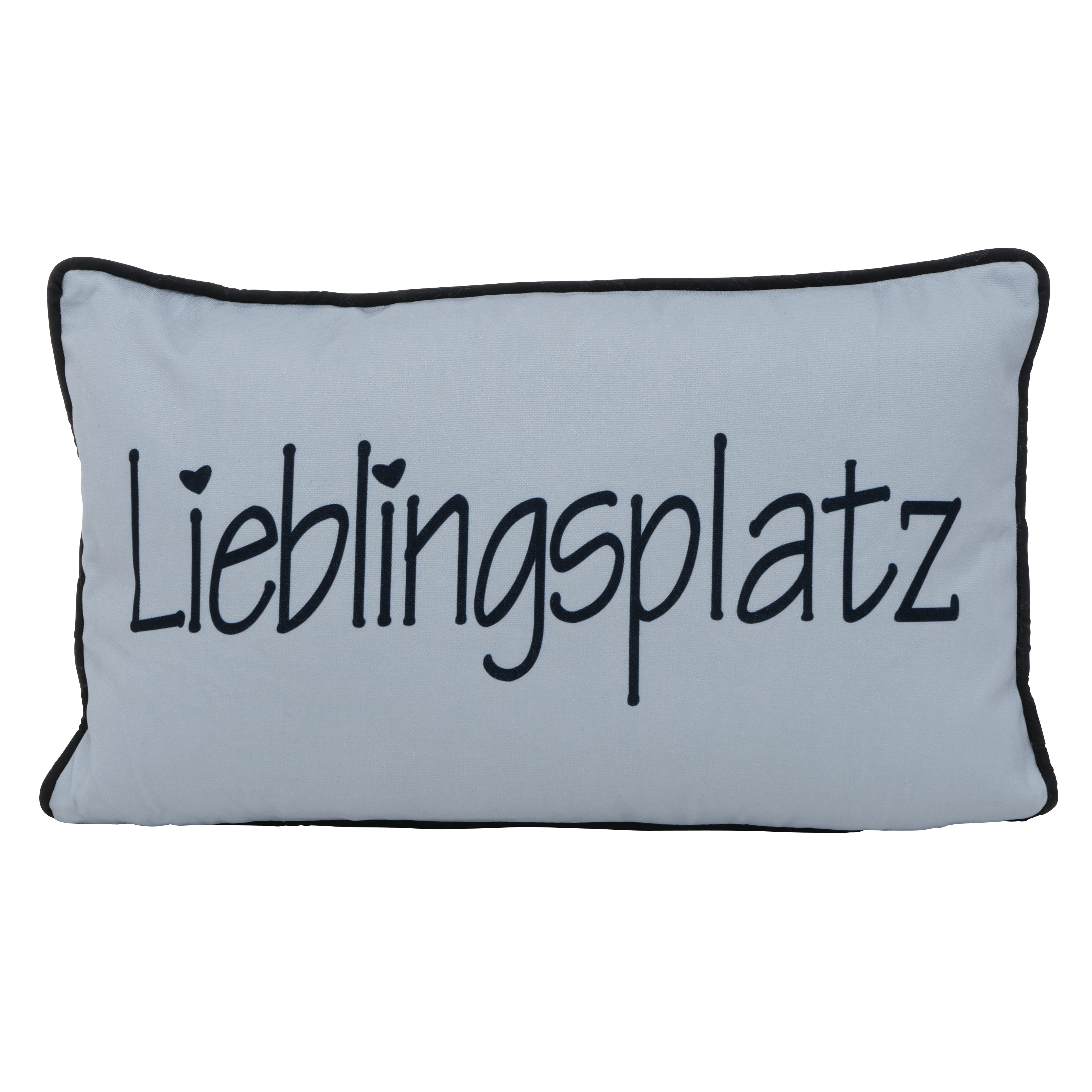 Boltze Kissen Lieblingsplatz - grau