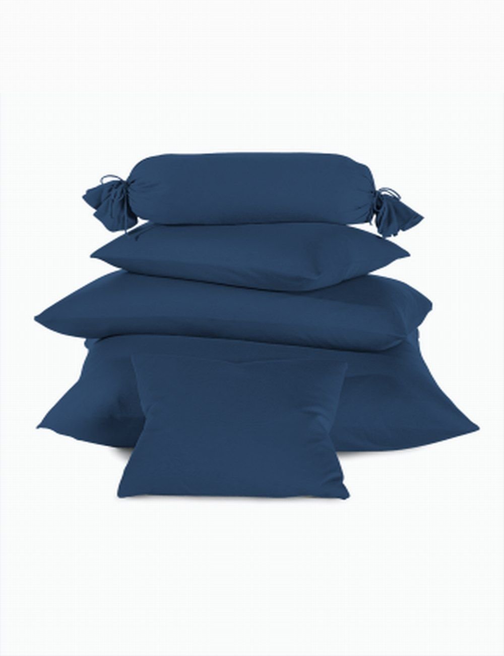 Schlafgut Mako-Jersey Nackenrolle  - marine - ca. 15 cm