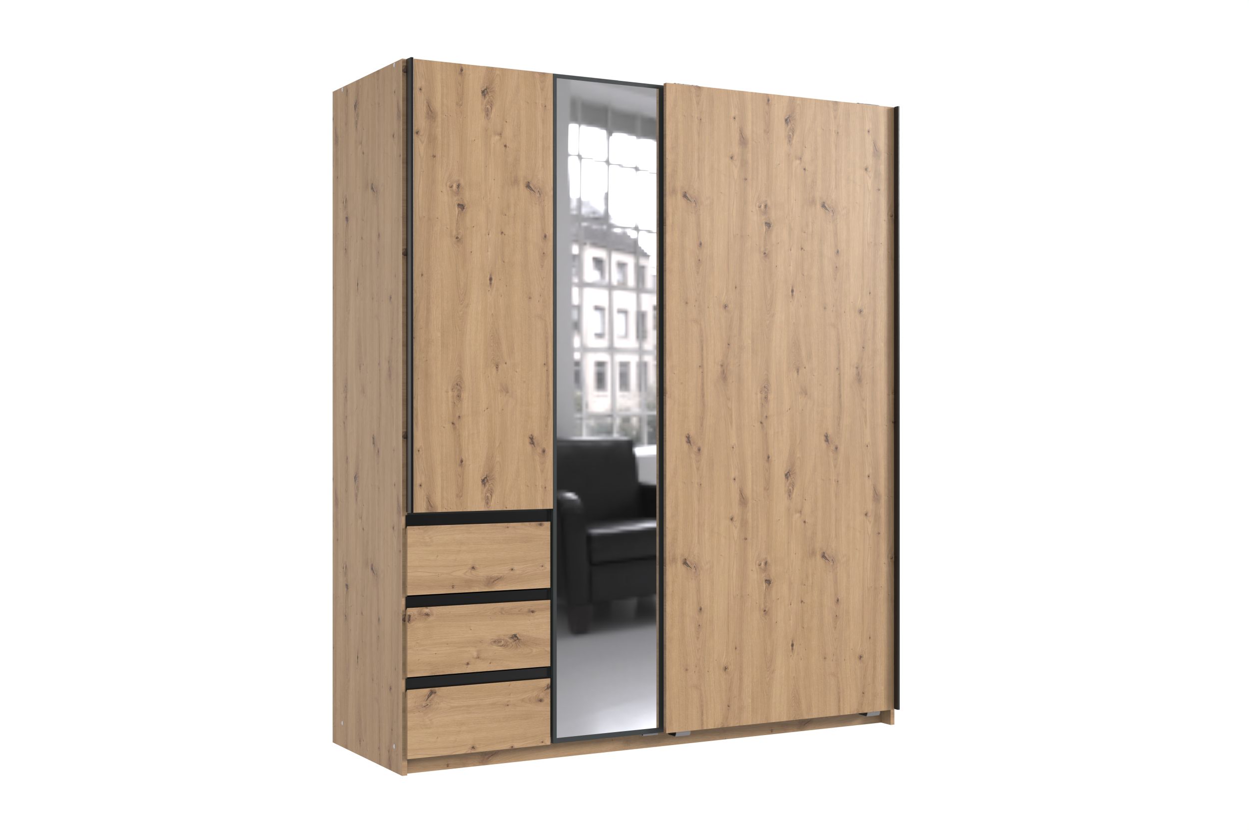 Schwebetürenschrank "Stade"