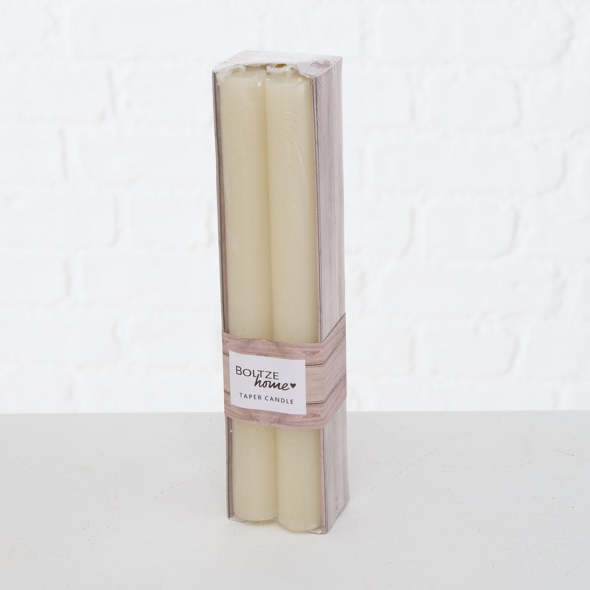 Boltze Stabkerze Melia - creme