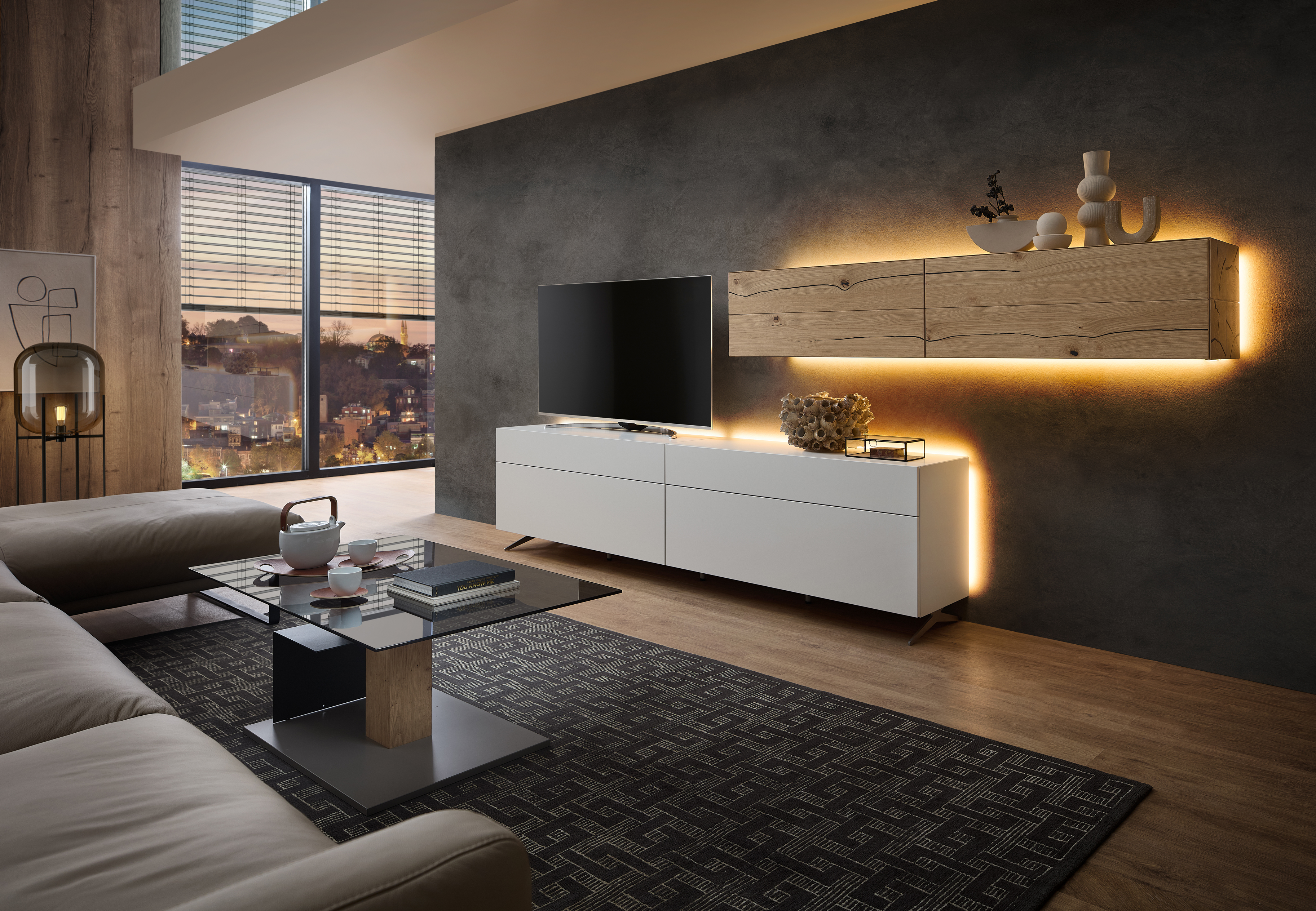 Anbauwand "Media Design"