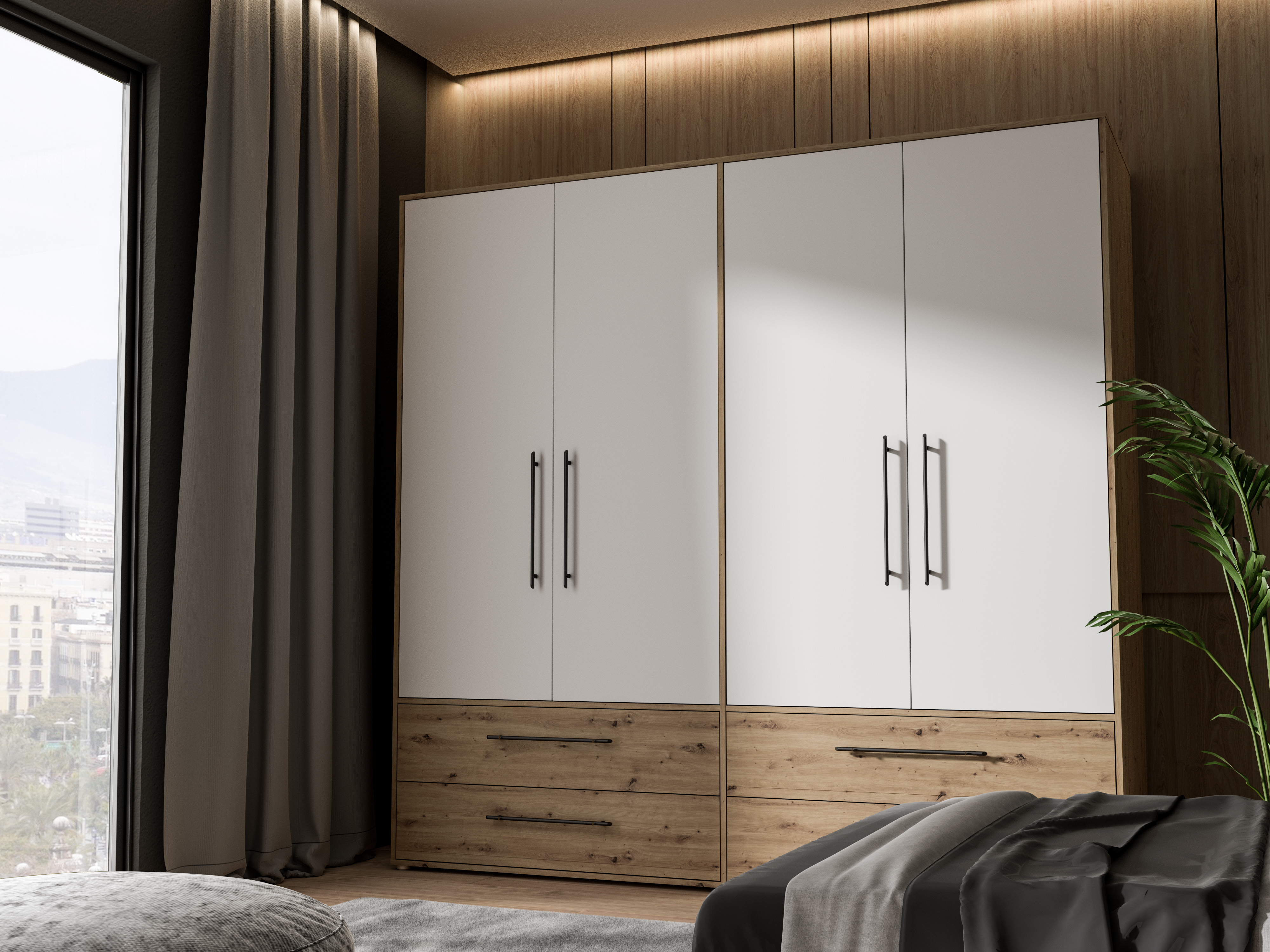 Kleiderschrank "Mokkaris"