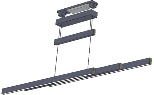 Trio Leuchten Pendelleuchte Trajan