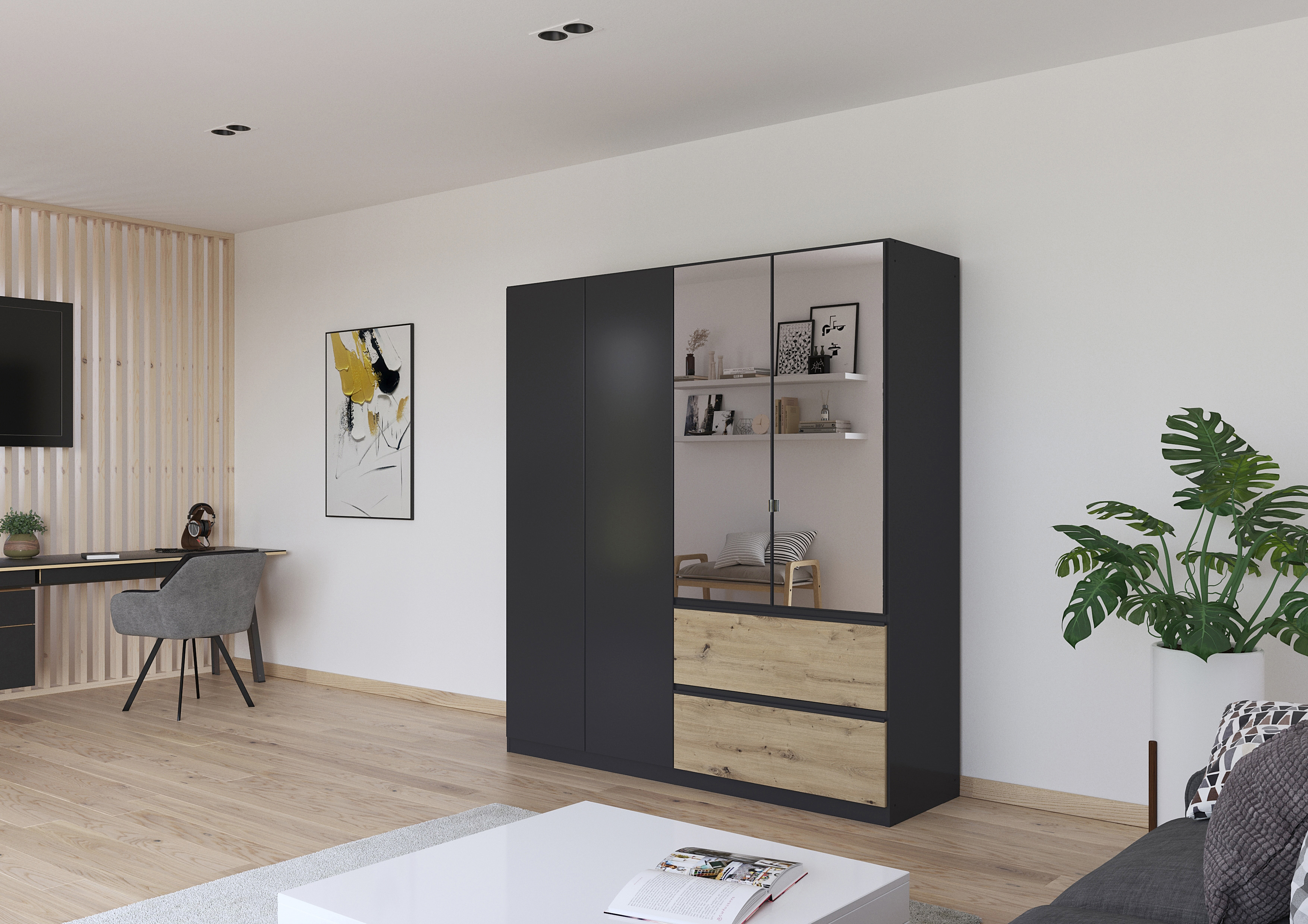 Drehtürenschrank "Christo"