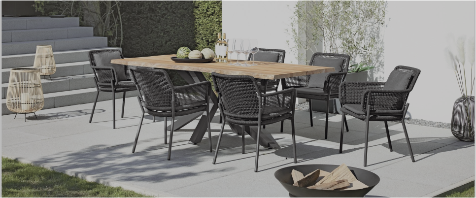 Sitzgruppe auf der Terasse